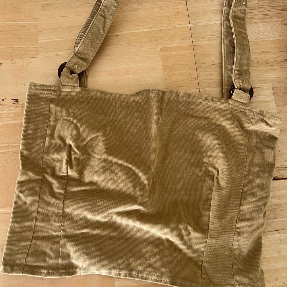 Yoli & Otis líle tube | sand corduroy | crop top